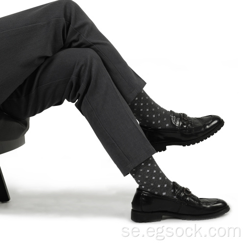 Business modal klänningstrumpa för män-grå 6S